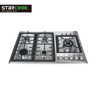 China Hotel 860 mm built in gas cooker hob stove oven with safety protection device for indoor cooking for sale