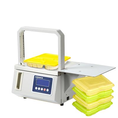 China GARMENT OPP Cable Tie Fruits and Vegetables Strapping Fully Automatic Supermarket Packing Strapping Machine for sale