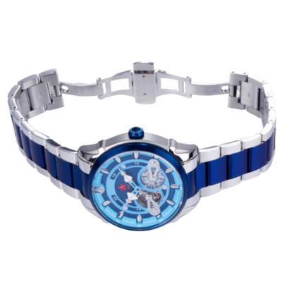 China Custom Mechanical Alarm Logo Mechanical Automatic Watch New Design Watch for sale