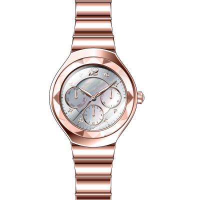 China Custom ODM Water Resistant Stainless Steel Band Luxury Business Waterproof Quartz Watches Women's Wrist Watch for Women for sale