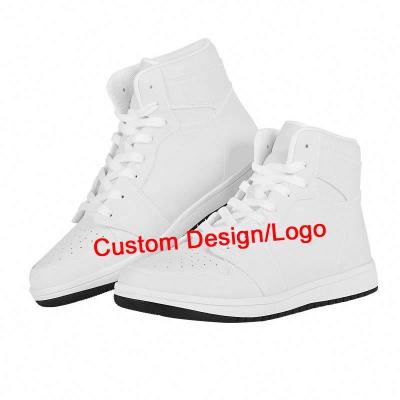 China Fashion Trend Wholesale Customized Small MOQ LOGO Custom LOGO Custom High /low Tops Desginered Leather Walking Sports Shoes Men Sneakers for sale