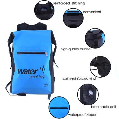 China Waterproof Outdoor Water Sports Waterproof Lightweight Hiking Slings Dry Bags Backpack Ocean Pack for sale