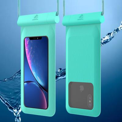 China 2021 New Design Mobile Phone Carry Cover Swimming Diving Underwater Waterproof Phone Pouch Universal Waterproof Bag Pouch for sale