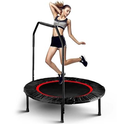 China Without Protective Net 40 Inch Indoor Trampoline Folding Adult Children Jumping Bed Workout Enclosure Outdoor Trampolines Home Gym Fitness Equipment for sale