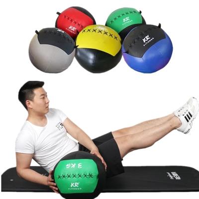 China Balance Training Waist Abdomen Rehab Medicine Medicine Ball Gravity Fitness Training Solid Rubber Ball for sale