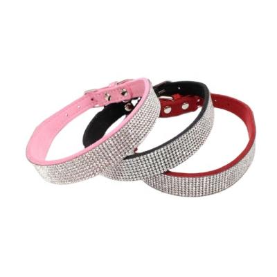 China Viable Rhinestone Cat For Dogs Pet Collars Pet Supplies Factory OEM Pet Collar Christmas Accessories Dog Collars And Leashes for sale