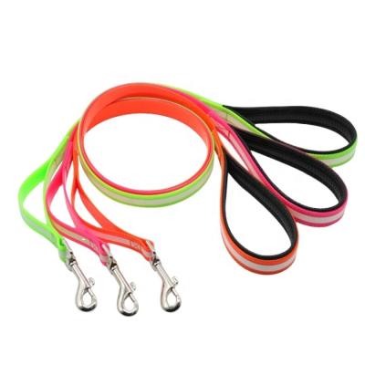 China Durable TPU Strap Function Waterproof Luminous Pet Collar And Leash For Large Medium Small Dogs for sale