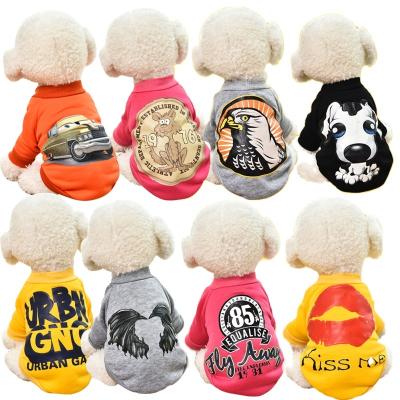 China Stocked Pet Products Dog Clothes Summer and Autumn Sweater Teddy Bichon Puppies Small Cats Velor Pet ClothingPet Apparel & Access Hot for sale