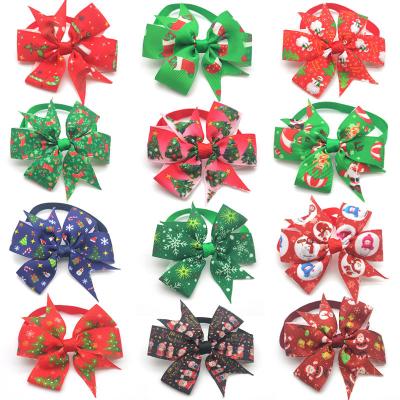 China Cute Pet Supplies Series Bowtie Christmas Bowties Pet Factory Flower Dog Pet Stocked Hexagonal Collars and Leashes for sale