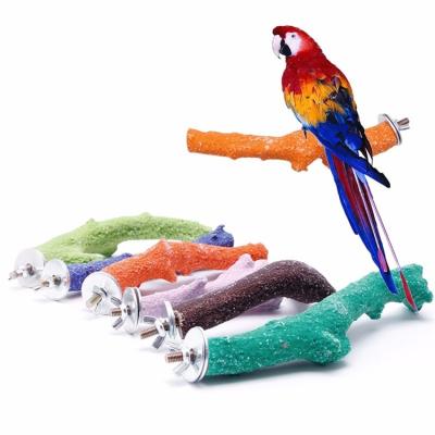 China Pet Products China Big Design Pet Products China Stocked Natural Colorful Parrot PerchPet Toys for sale