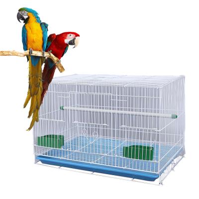 China Parrot Cage Folding Pet Factory Supplies Indoor Pet Cage Carrier and House Portable Viable Multi-Function Bird Space Large for sale