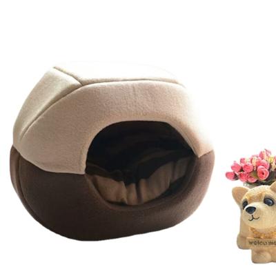 China Collapsible Pet Kennel House Middle Mid Cooling Dog Cat Beds & Accessories Dual Function Yurt & Small Bed for sale