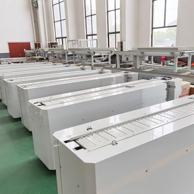 China Heat Resistant Stainless Steel Motorized Flexible Extendable Tether Slat Conveyor Chain Food Conveyor for sale