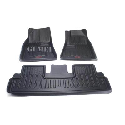 China New Luxury 5D Anti-Slip Design All Round Auto Interior Mats Strip Accessories Car Mats OEM Logo Non Skid Design Customsized for sale