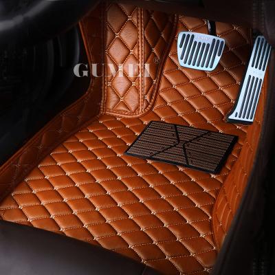 China Hot Selling Luxury 5D Anti-Slip All Round Leather Auto Accessories Car Interior Mats OEM Logo Non Skid Design Customized for sale