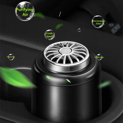 China Aluminum Alloy Luxury Air Freshener Car Aromatherapy Auto Seat Vehicle OEM LOGO Car Perfume for sale