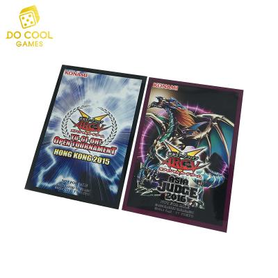 China High quality custom eco-friendly cardboard yugioh card protector for board game for sale