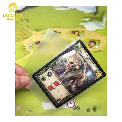 China Original eco-friendly cardboard factory yugioh ultra pro matte clear sleeves for board game game card protector for sale