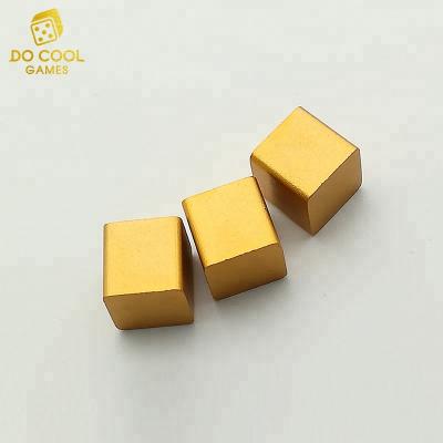 China Wholesale board game factory metal cube board game metal resource for sale