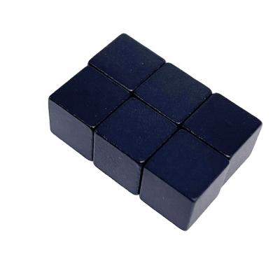 China Professional Board Game Manufacturer Sale Aluminum Alloy Black Metal Cube for sale