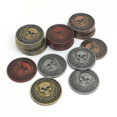 China Europe/US wholesale and retail manufacturers for sale board game metal coins for sale