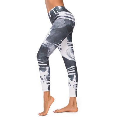 China Antibacterial fitness and yoga wear running type workout gym yoga sportswear pants printed leggings for sale