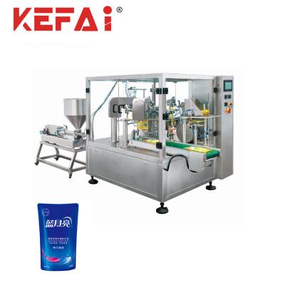 China KEFAI Mini Food Laundry Liquid Ketchup Doypack Packing Machine for sale