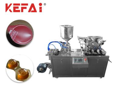 China KEFAI Food Ketchup Cheese Flavor Blister Packing Machine For Olive Oil Cheese for sale