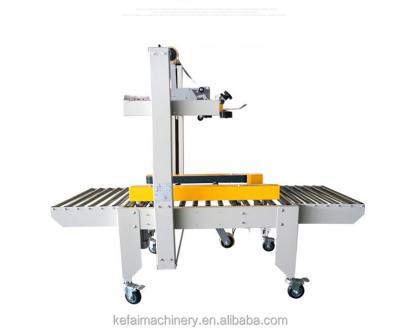 China KEFAI Food CE Certification Custom Size Semi Automatic Carton Box Sealing Machine for sale