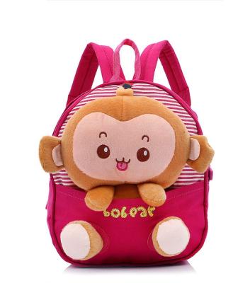 China New Design Polyester Stuffed Plush Character Funny School Backpacks Bag For Kindergarten Primary School for sale