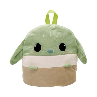 China / Wholesale Custom Warm Cute Baby Yoda Bag Plush Baby Yoda Backpack for sale