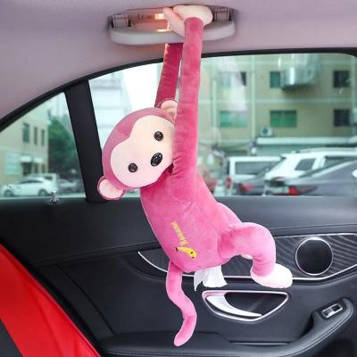 China New Cute Plush Monkey Plush Toy Stuffed Toy Paper Can Be Taken Toy for sale