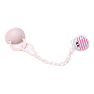 China BPA OEM&ODM Silicone Innovative Private Label Baby Pacifier Clip Chain Free Hot Selling Newborn Gift Sets For 0-6 Months for sale