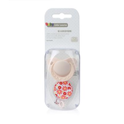 China 2021 Hot Sale BPA Free Luxury Food Grade Silicone And Pacifier Clip Adult Baby Pacifier Set for sale