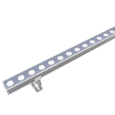 China LANDSCAPE DMX led lights 24w outdoor 36w led wall seal narrow beam angle 8 degree led linear wallwasher light for sale