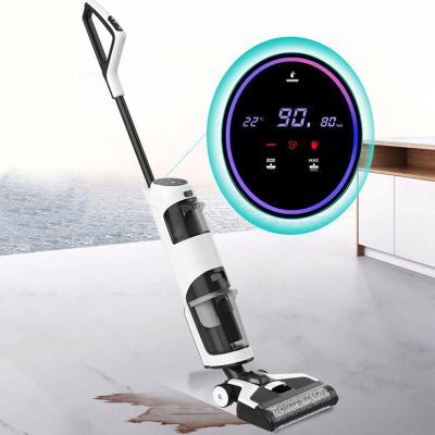 China Wet Mopping + Vacuum+ Sefl-Cleaning 3 Wet & Dry Handheld Electric Vacuum Mop Cleaners Radio for sale