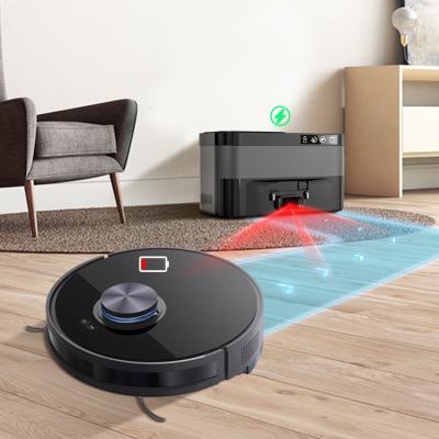 China Self-emptying/TOF Sensors Tuya Home Appliances Smart Robot Vacuum Cleaner Wipe Sweeper Self-cleaning Wet and Dry Robot for sale