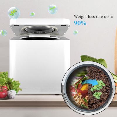 China Air Switch Control New Arrival Factory Kitchen Direct Electric Quick Composter 3-4H Trash Removal Food Waste Composting Machine for sale