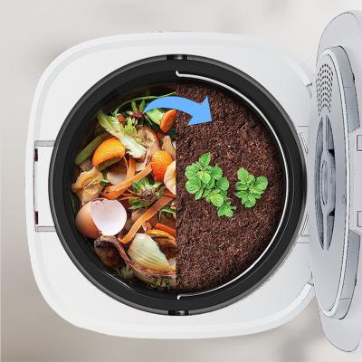 China Air Switch Control Customizable Household Kitchen Composter Organic Food Fully Automatic Electric Waste Topdressing Machine for sale