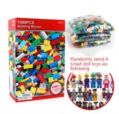 China Creative diy toyset DIY TOY Educational 1000pcs ABS plastic diy set bricks of puzzle castle building blocks for kids adults for sale