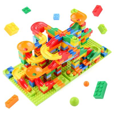 China Building Toy 366PCS Large Marble Race Building Block Toys Girl Series Small Funnel Slide Funnel Way Block Puzzle Creative Block Toy Gift for sale