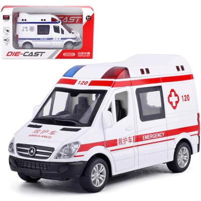 China Rubbing Toy Alloy 1 Car 32 Models Mini Ev Ornaments Toy Unisex Box Ambulance Car Toy With Light And Sound On Toy Cars For Boys Gift for sale