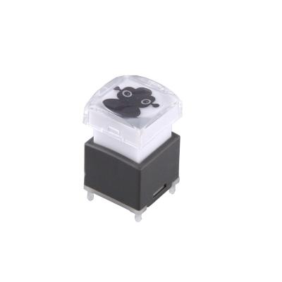 China Brass With Plating Lakeview PLC SPST 1P1T Low Voltage Dual Momentary Silver Bi Color LED Illuminated Push Button Switch for sale