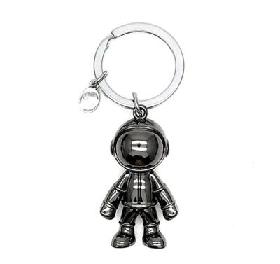 China Promotion Space Robot Astronaut Metal Keyring Car Key Chain Pendant Souvenir Or Charm for sale