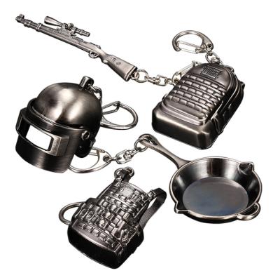 China Souvenir or Promotion or Gift 98K Gun Metal Pan Keyring Final Approach Armor Key Chain Key Indicator for sale