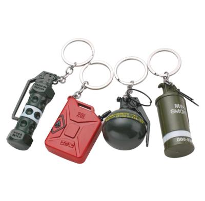 China Souvenir or Promotion or Gift Stun Grenades Frag Key Chain Key Indicator Metal Popular Smoke Shell Game Final Apporach for sale