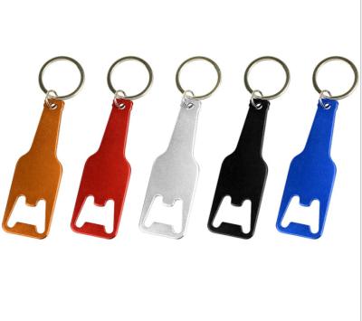 China Classic Promotion Gift Logo Keychains Bottle Shape Beer Opener Wine Opener Set for sale