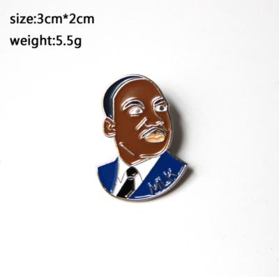 China Europe Badge Martin Luther King Lapel Pin Souvenir for Blacks I HAVE A DREAM Badge for sale