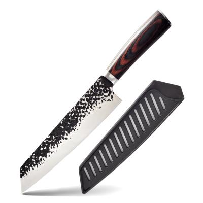 China Konoll Disposable Professional Japanese Chef 5Cr15Mov Kiritsuke Knife With Wooden Handle for sale