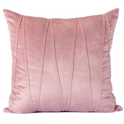 China Latest Velvet Factory Direct Selling Pillow Case Set Pillowcase Pillow Case Cushion Pleated Packing Cover for sale